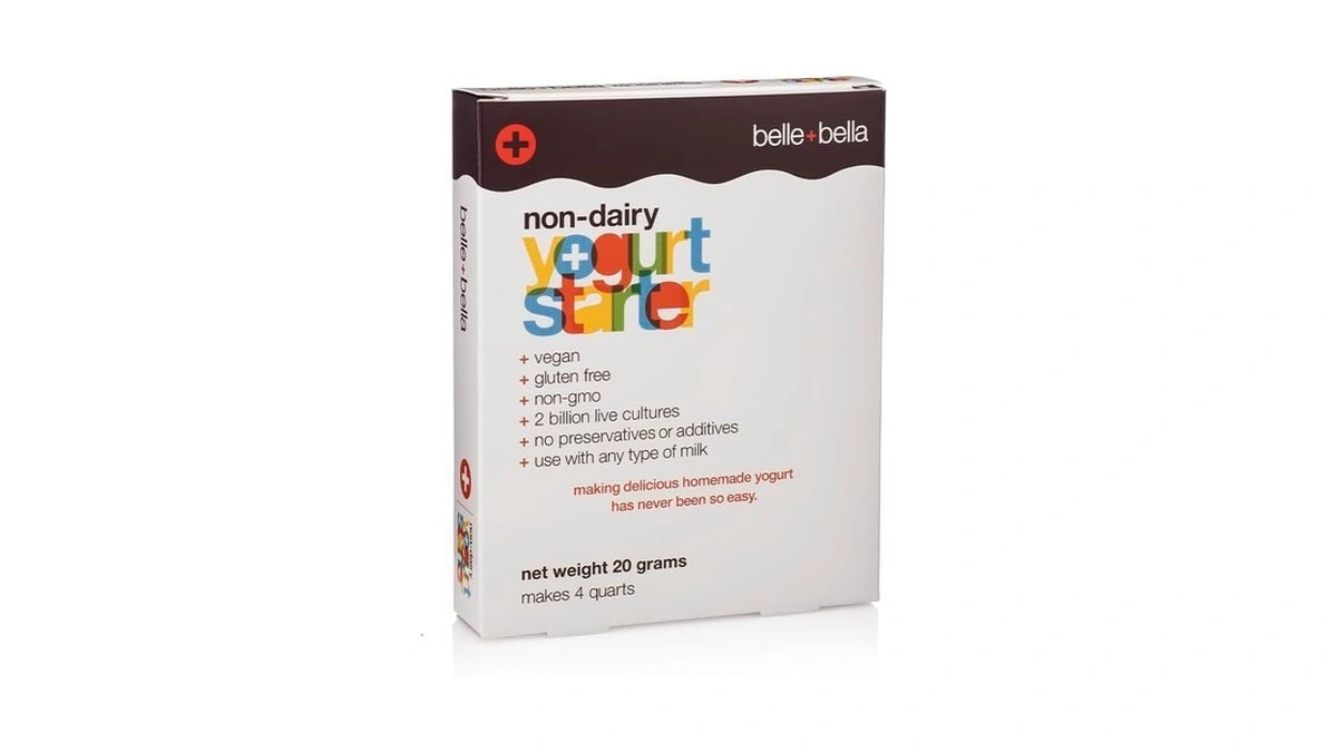 Belle + Bella Non-dairy Vegan Yogurt Starter - Gluten Free,