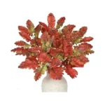 Faux Oak Leaf Branches 5 Pcs Fall Leaf Stems For