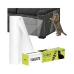 Tokacute Anti Cat Scratch Furniture Protector, Single-sided Sticky Couch Protector