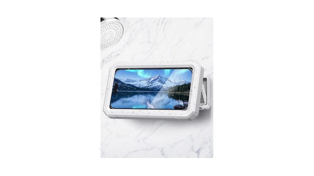 Uprone Shower Phone Holder Waterproof - 480° Rotatable Retractable Adjustable