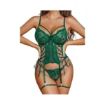 Avidlove Lingerie Set For Women Lace Corset And Panty Outfits