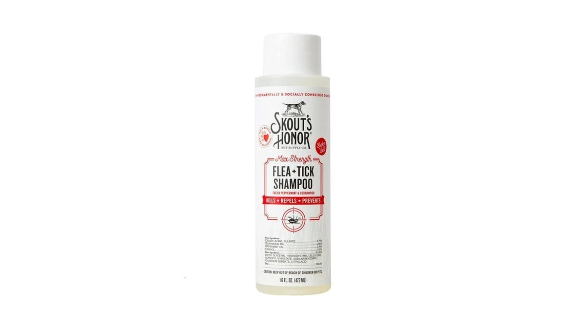 Skout's Honor Flea And Tick Shampoo For Dogs - Natural
