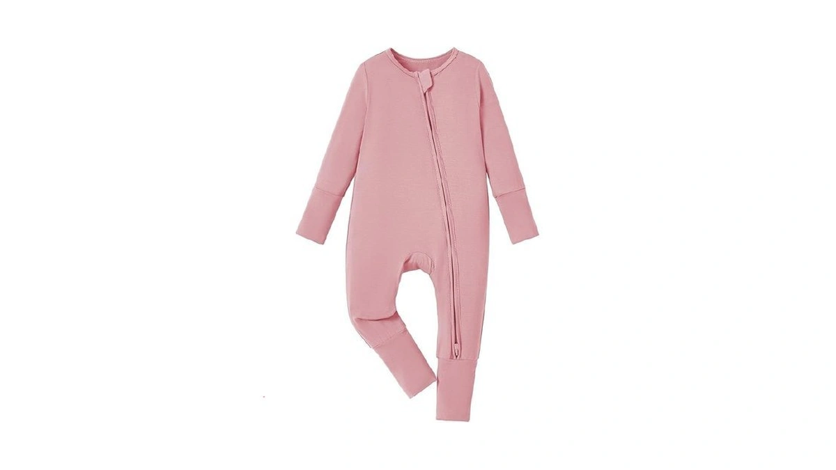 Patpat Baby Pajama With Bamboo Viscose, Footie Jumpsuit Romper With