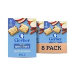 Gerber Snacks For Toddler Soft Baked Grain Bars, Apple Cinnamon,