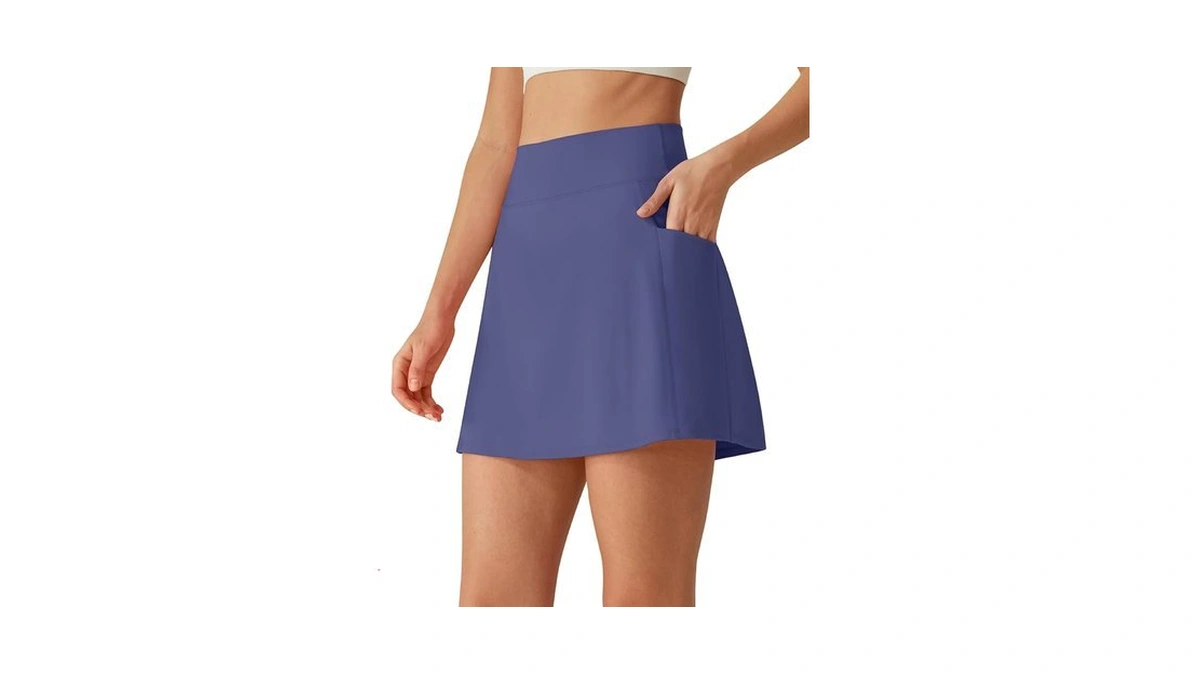 G4free Skirts For Women With Inner Pockets High Stretch Built-in