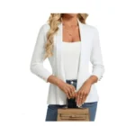 Grace Karin White Cardigan For Women Trendy Lightweight Knit Sweaters
