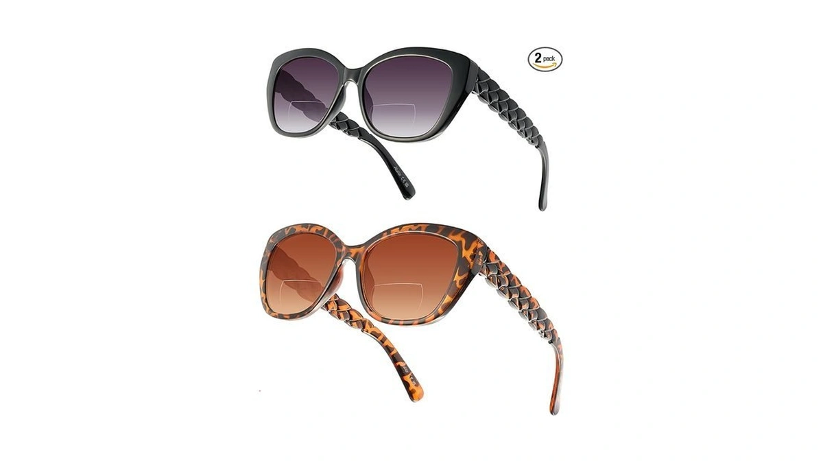 Ladeesse Reading Sunglasses For Women - Stylish Bifocal Sunglasses With