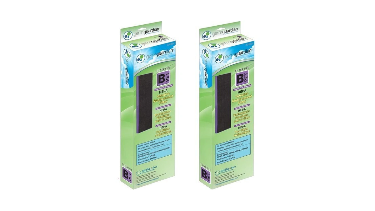 Germguardian Pet Pure Hepa Genuine Air Purifier Filter B, Removes