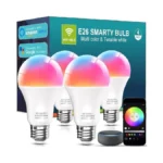 Luckystyle Smart Light Bulbs, 9w A19 E26 800lm Wifi Bluetooth