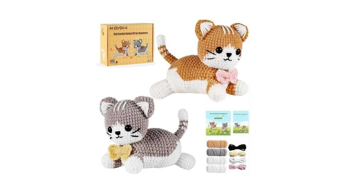 Ai.qvoka Crochet Kit For Beginners Kids Ages 8-12, Learn To