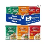 Konjoy Protein Ramen Variety Pack, 5-pack High Protein Ramen Noodles(23g)