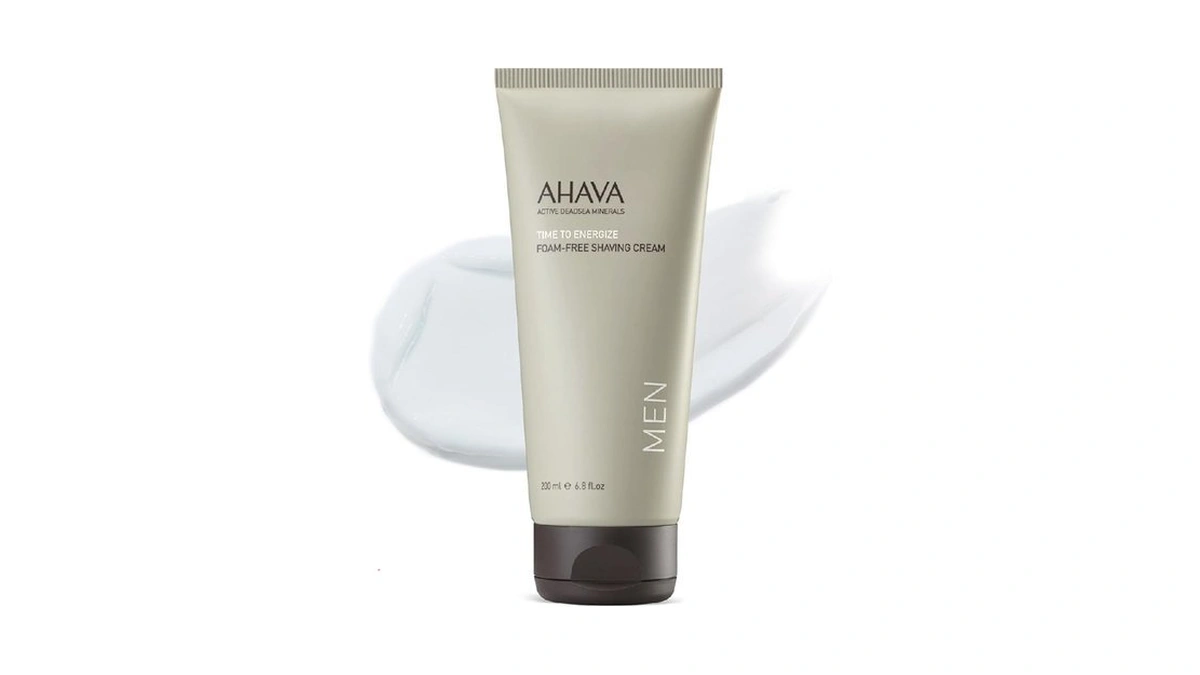 Ahava Men's Foam-free Shaving Cream - Foamless Silky Shaving Cream,