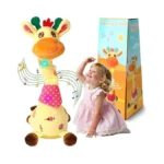 Llukeme Dancing Giraffe Toy Stuffed Animal Toddlers Gifts For Baby