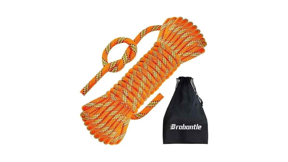 Brobantle 10.5mm Climbing Rope,32ft Static Rock Climbing Rope For Escape