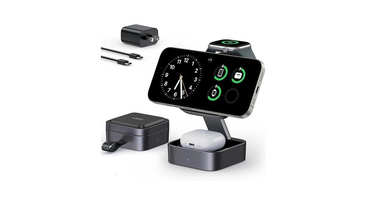 Ueq 3 In 1 Wireless Charging Station For Apple Devices,compatible