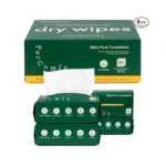 Purcomfy Baby Dry Wipes For Newborn, 4 Pack Plant-based &