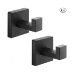 Fenas Heavy Duty Stainless Steel Towel Hooks, Wall Mounted Square