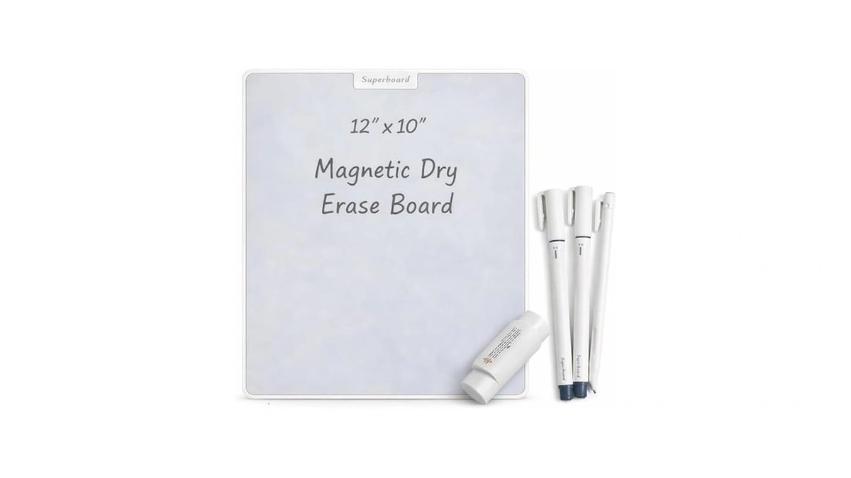 Uncle Board 12 Inch X 10 Inch Dry Erase Board,