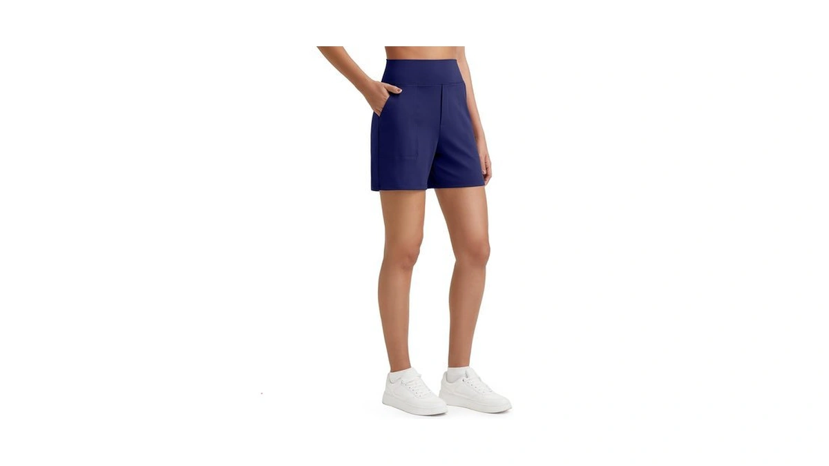 G4free Athletic Running Shorts For Women 5'' Summer Casual Shorts