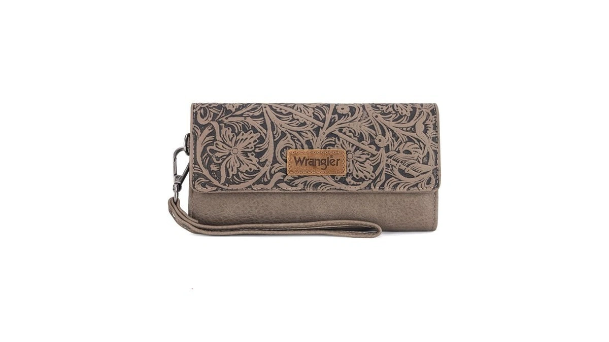 Montana West X Wrangler Womens Wallet Western Tooling Wallets For