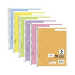 Mead Spiral Notebook, 6 Pack, 1 Subject, Wide Ruled Paper,