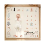 1.3" Thick Playmat For Floor, 50 X50 Monthly Milestone Mat,
