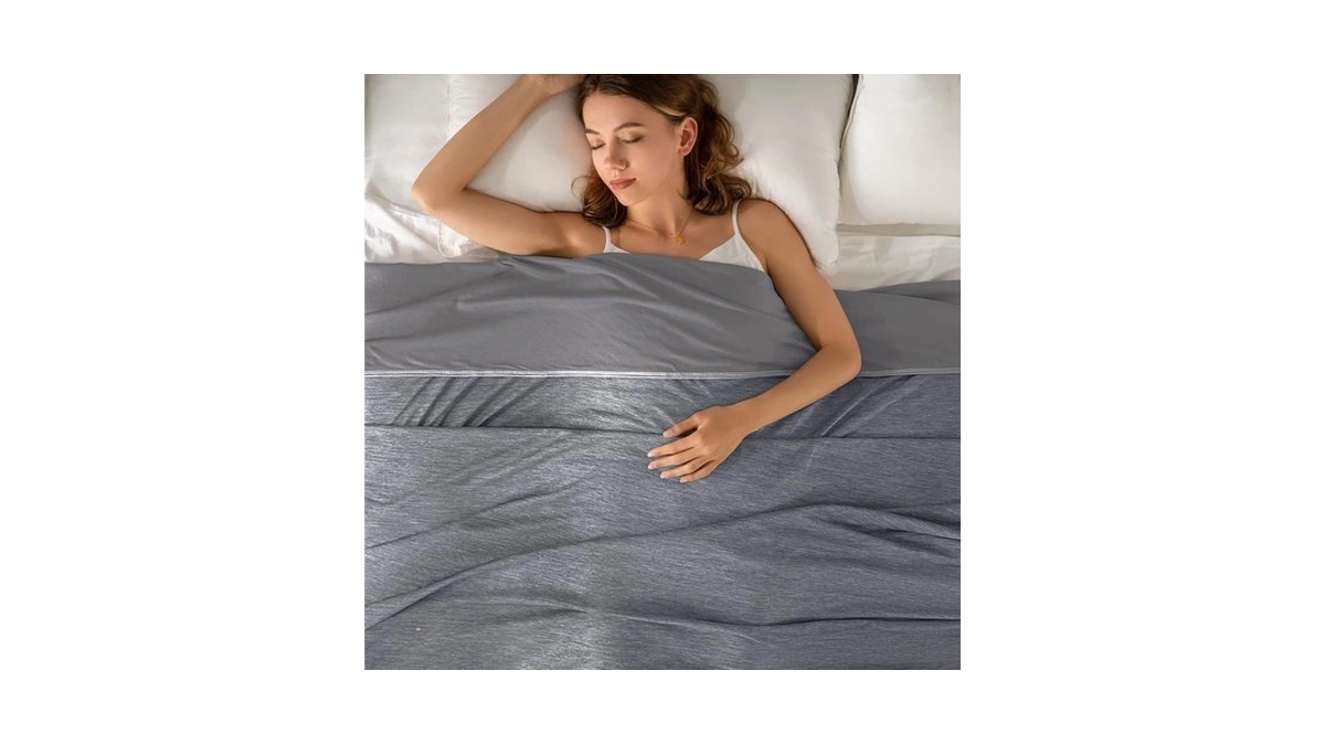 Topcee Cooling Blanket (90"x90"queen Size) For Sweats Absorbs Heat To