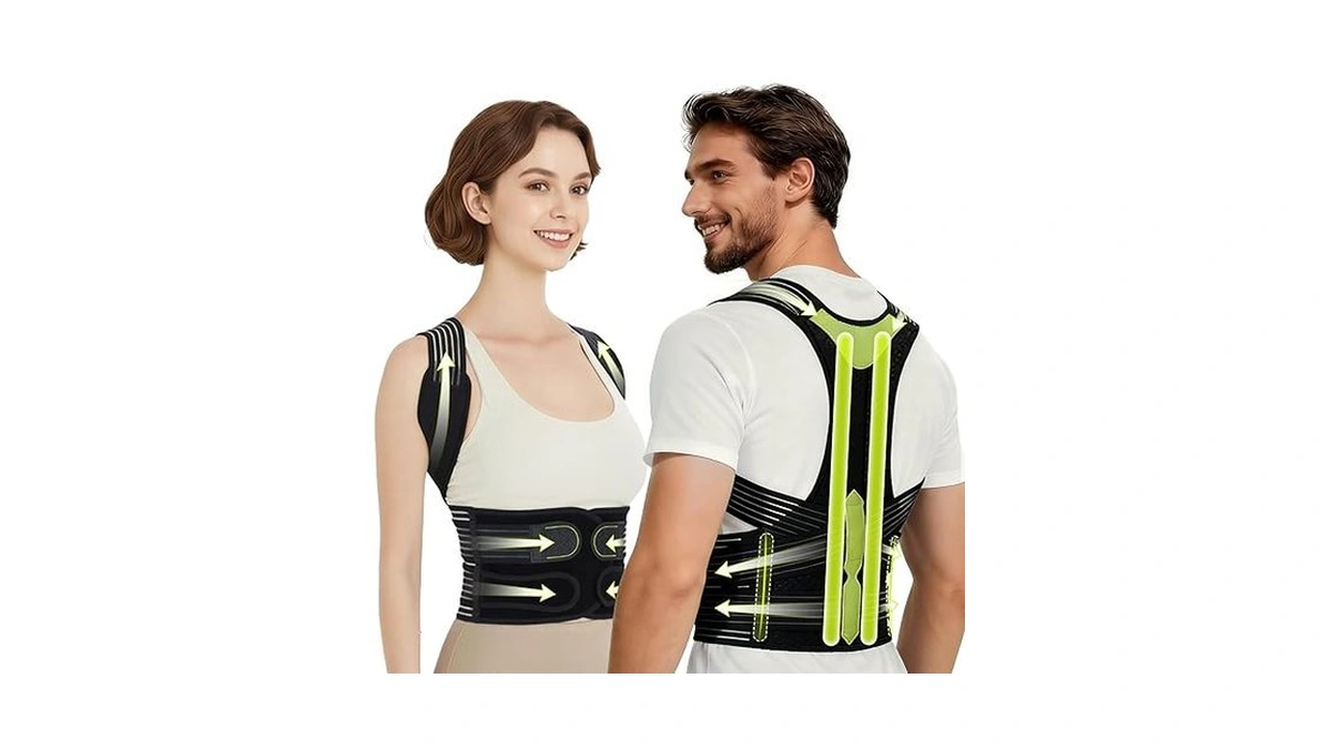 Posture Corrector For Women & Men, Breathable Full Back Brace