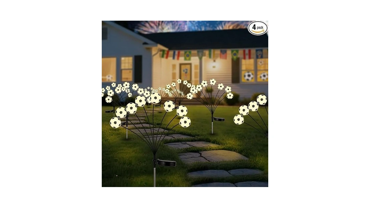 Sprklinlin Solar Football Garden Lights – Swaying Led Solar Lights