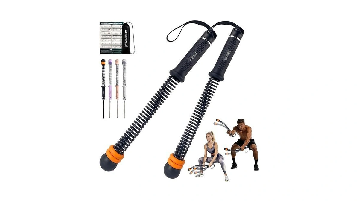 Witsparklle Ropeless Battle Ropes, Adjustable Cordless Battle Ropes With Resistance