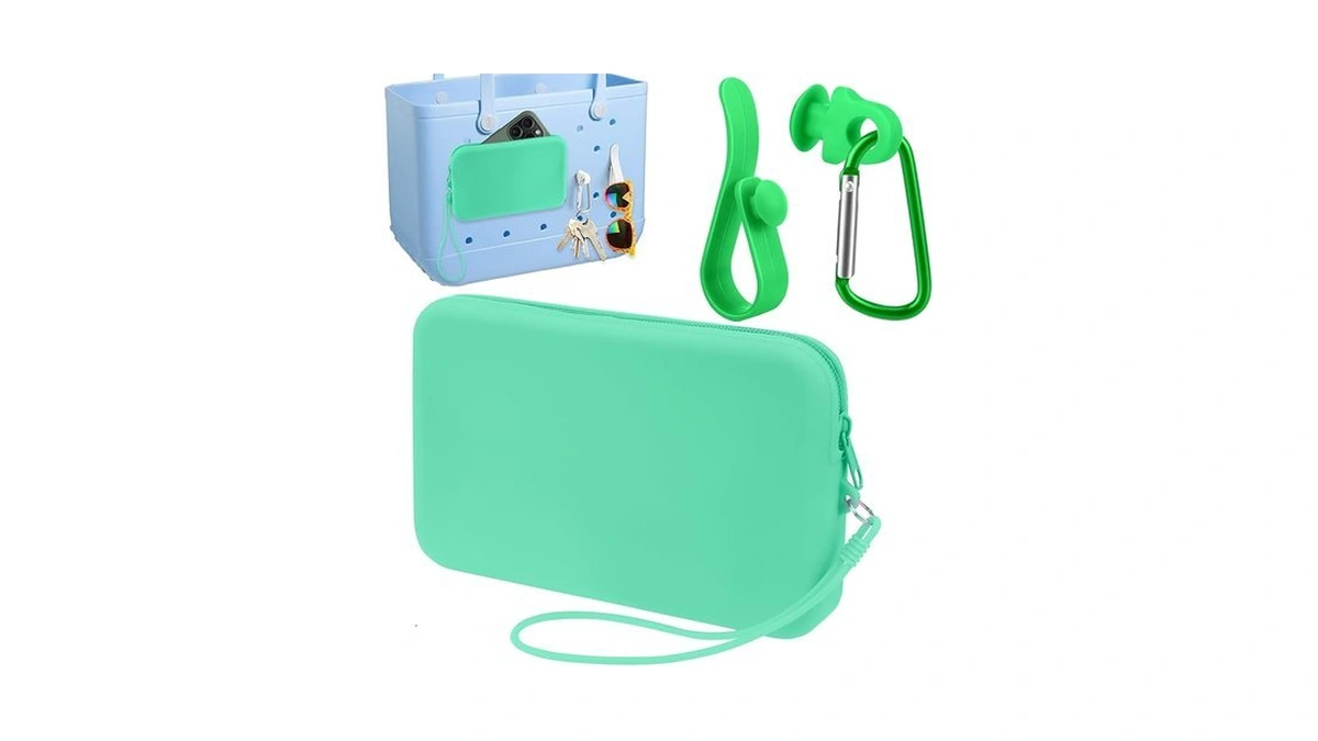 Silicone Phone Holder For Bogg Bag, Soft Silicone Insert Wallet
