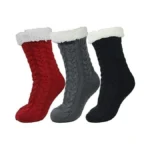Bensorts Womens Slipper Socks Warm Lining Soft Cozy Fuzzy Winter