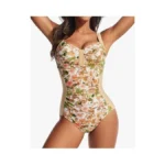 Hanna Nikole Women Tummy Control Hide Belly One Piece Color