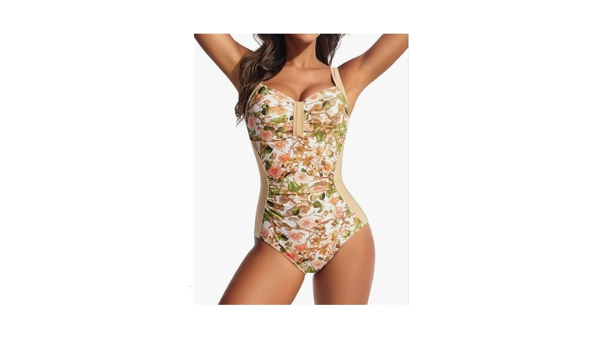 Hanna Nikole Women Tummy Control Hide Belly One Piece Color