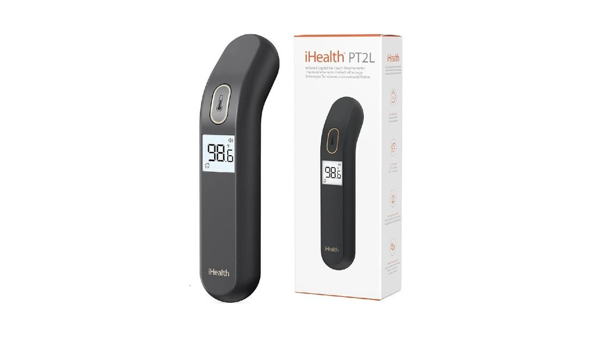 Ihealth Touchless Thermometer For Adults And Kids, Color-coded Alert &