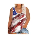 Hdlte Plus Size American Flag Shirt Women 4th Of July