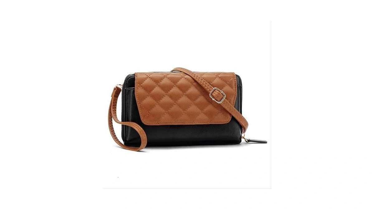Kiss Sea Small Crossbody Bag For Women, Vegan Leather Wristlet
