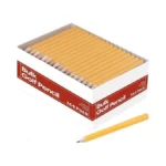1intheoffice Golf Pencils Bulk, Yellow Barrel Hb Lead #2 4