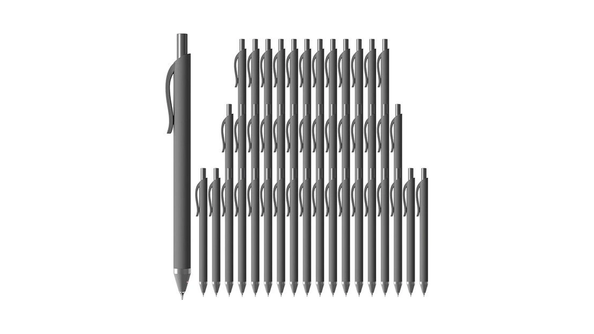 Jimmidda Gel Pens Black 0.7mm - 44 Pack Retractable Quick-drying