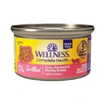Wellness Complete Health Grilled Adult Canned Wet Cat Food, Natural,