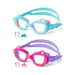 Eversport Kids Swim Goggles 2 Pack, Anti-fog, Leakproof, Uv Protection