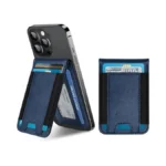 Phone Wallet Stick On, Upgraded Phone Wallet With Adjustable Stand,