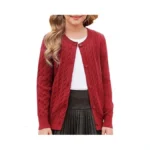 Grace Karin Girls Cardigan Sweater Kids Christmas Knit Button Front