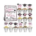 37pcs 2026 Graduation Candy Bar Party Decoration,graduation Candy Buffet Containers