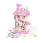 Magthic 2-in-1 Beads Bracelet Maker Machine & Hand-crank Bunny Toys,