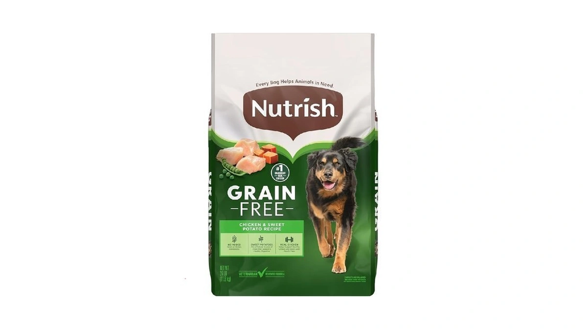 Nutrish Grain Free Dry Dog Food, Chicken & Sweet Potato