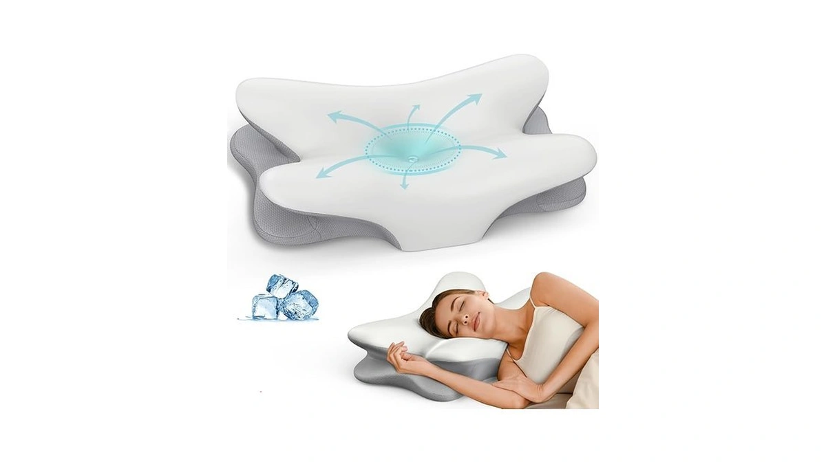 Besyodo Cervical Neck Pillow For Pain Relief - Ergonomic Memory