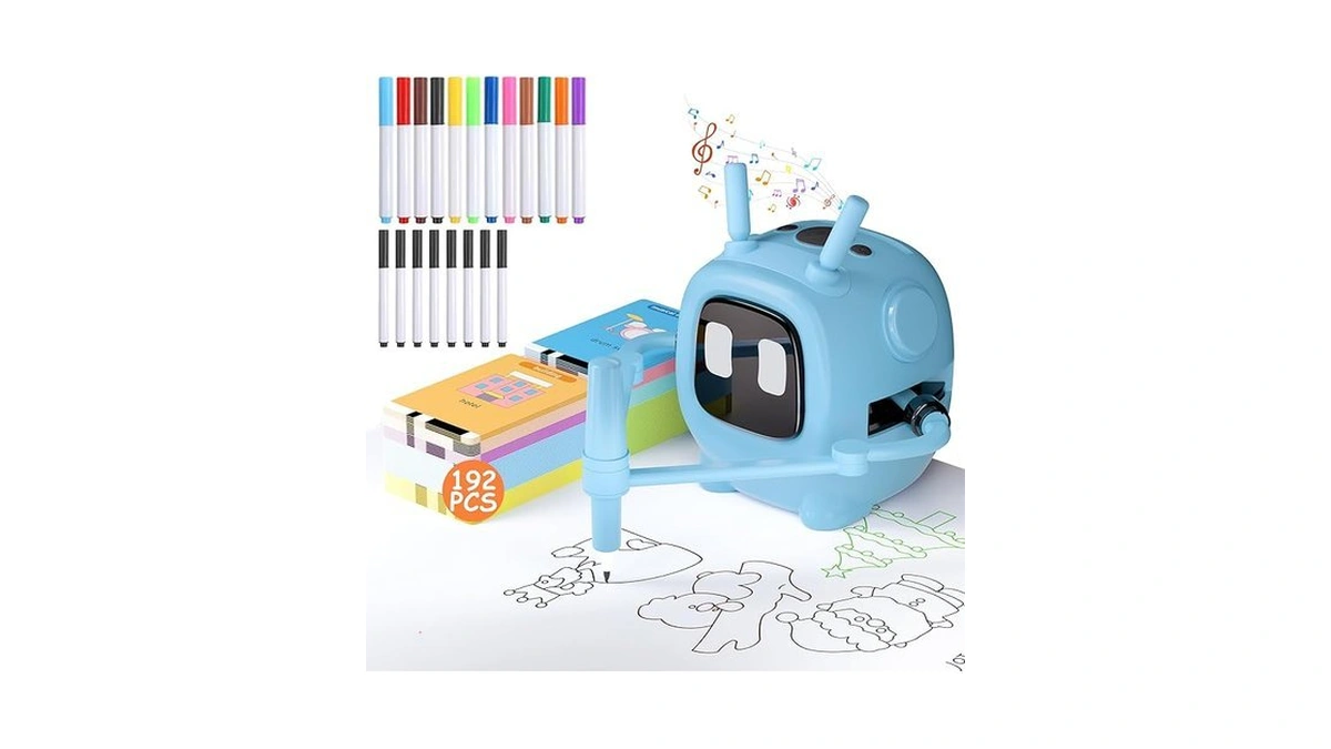 Art Enlightenment Drawing Robot: Educational Interactive Learning Toy For Kids