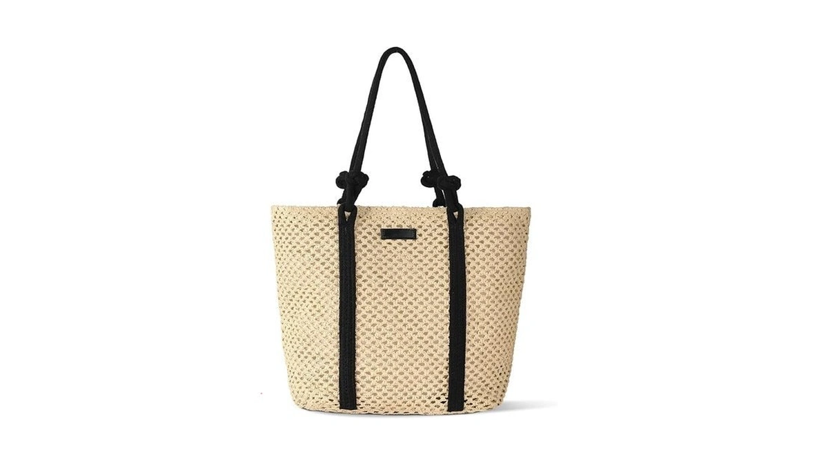 Straw Bags For Women, Crochet Beach Bag Large Woven Shoulder