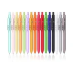Gel Pens, 16 Pcs Quick Dry Black Ink Pen Fine